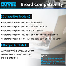 OUWEE battery side profile illustrating slim form factor and secure fit benefit