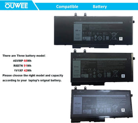 OUWEE battery held in hand for scale and clear size confirmation