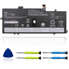 OUWEE front view of battery packaging showing model and quick benefit
