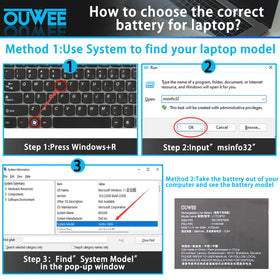 OUWEE battery installed in a ThinkPad demonstrating restored portable runtime