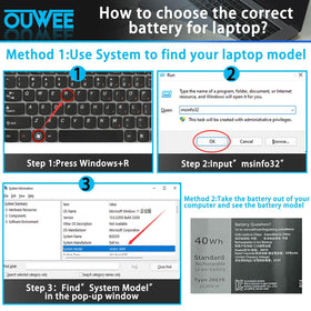 OUWEE capacity sticker highlighting 11.25V 40Wh, confirms energy rating