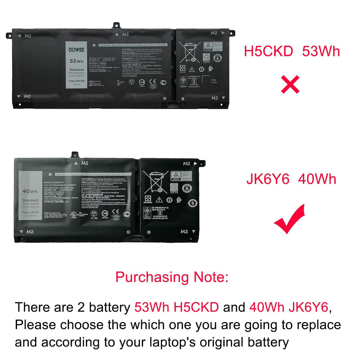 OUWEE installed in a Dell laptop demonstrating fit and restored unplugged use