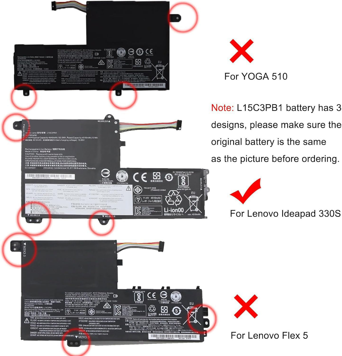 OUWEE battery installed in Lenovo laptop demonstrating straightforward replacement