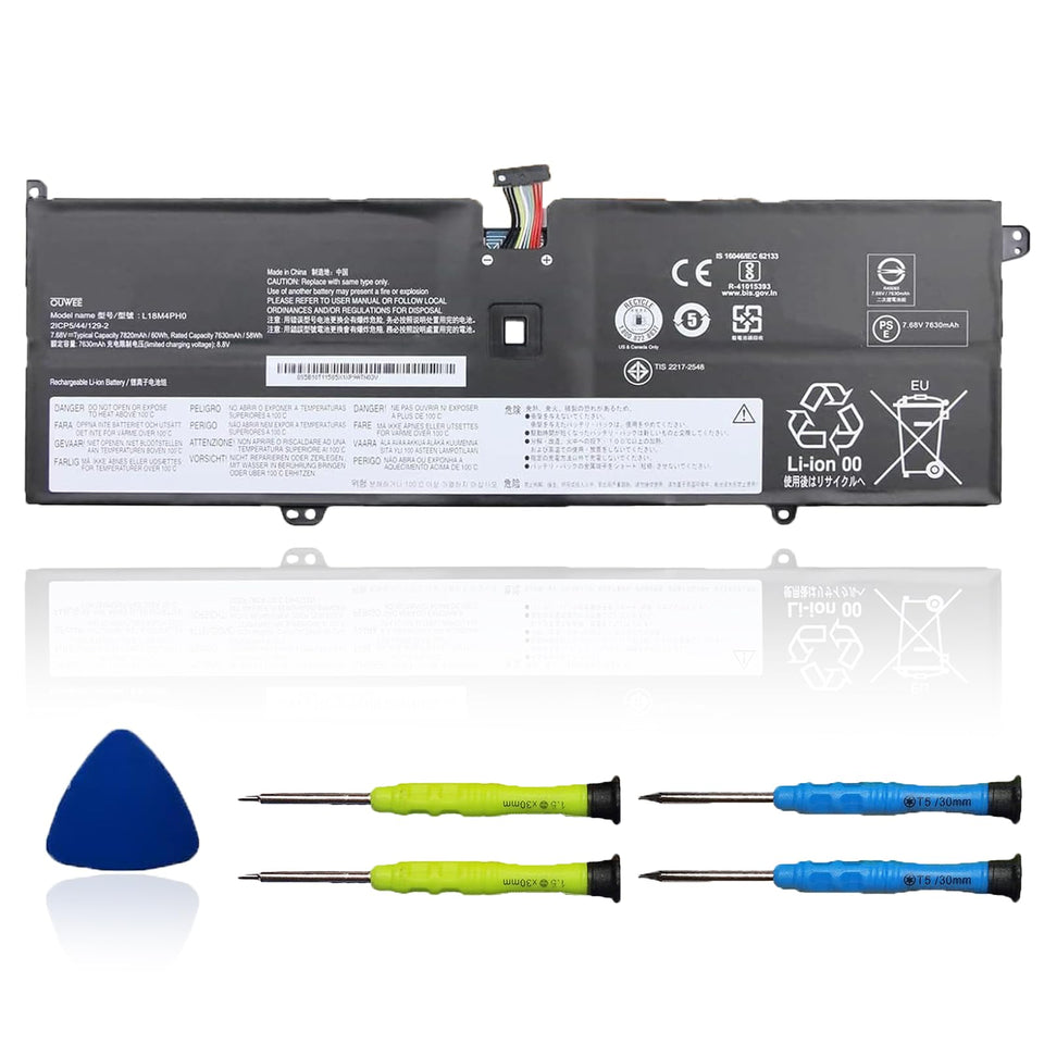 OUWEE battery front view showing fit and model, reassuring compatibility