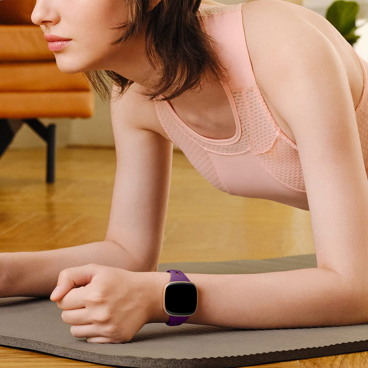 Ouwegaga breathable air holes sport band keeps wrists cool during workouts.