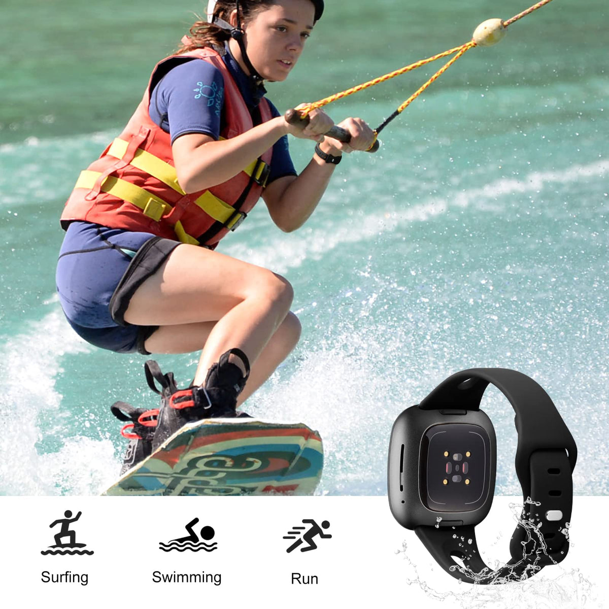 Ouwegaga Sense band with air-hole design improves ventilation