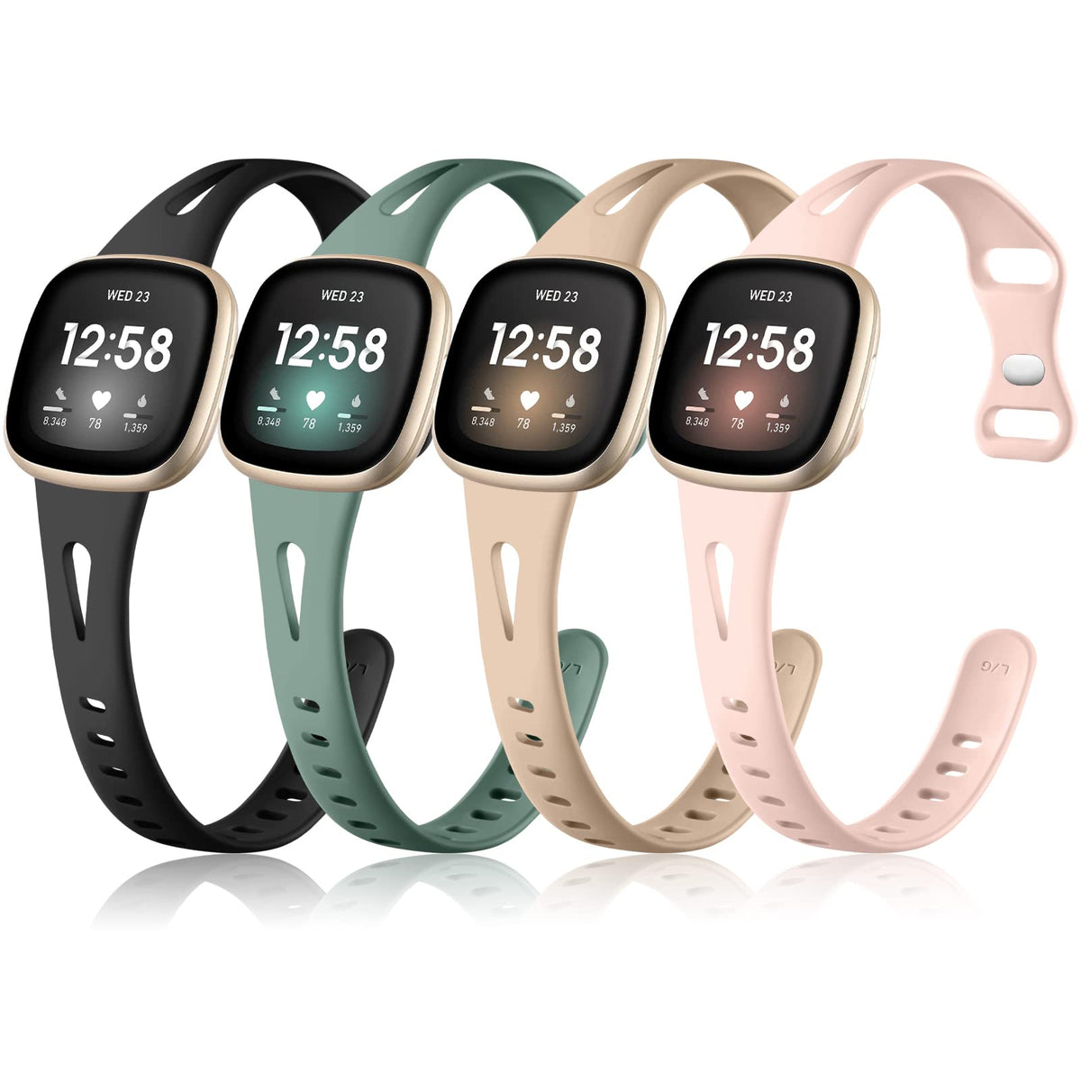 Ouwegaga Sense 2 Versa 4 band with breathable holes for cooling comfort.