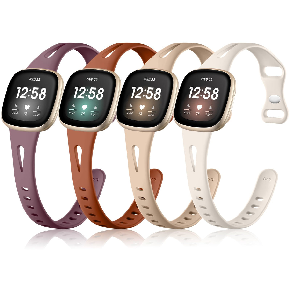 Ouwegaga slim band for Sense in soft silicone, skin-friendly comfort.