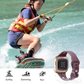 Ouwegaga slim band Versa 4 compatibility for stylish workouts