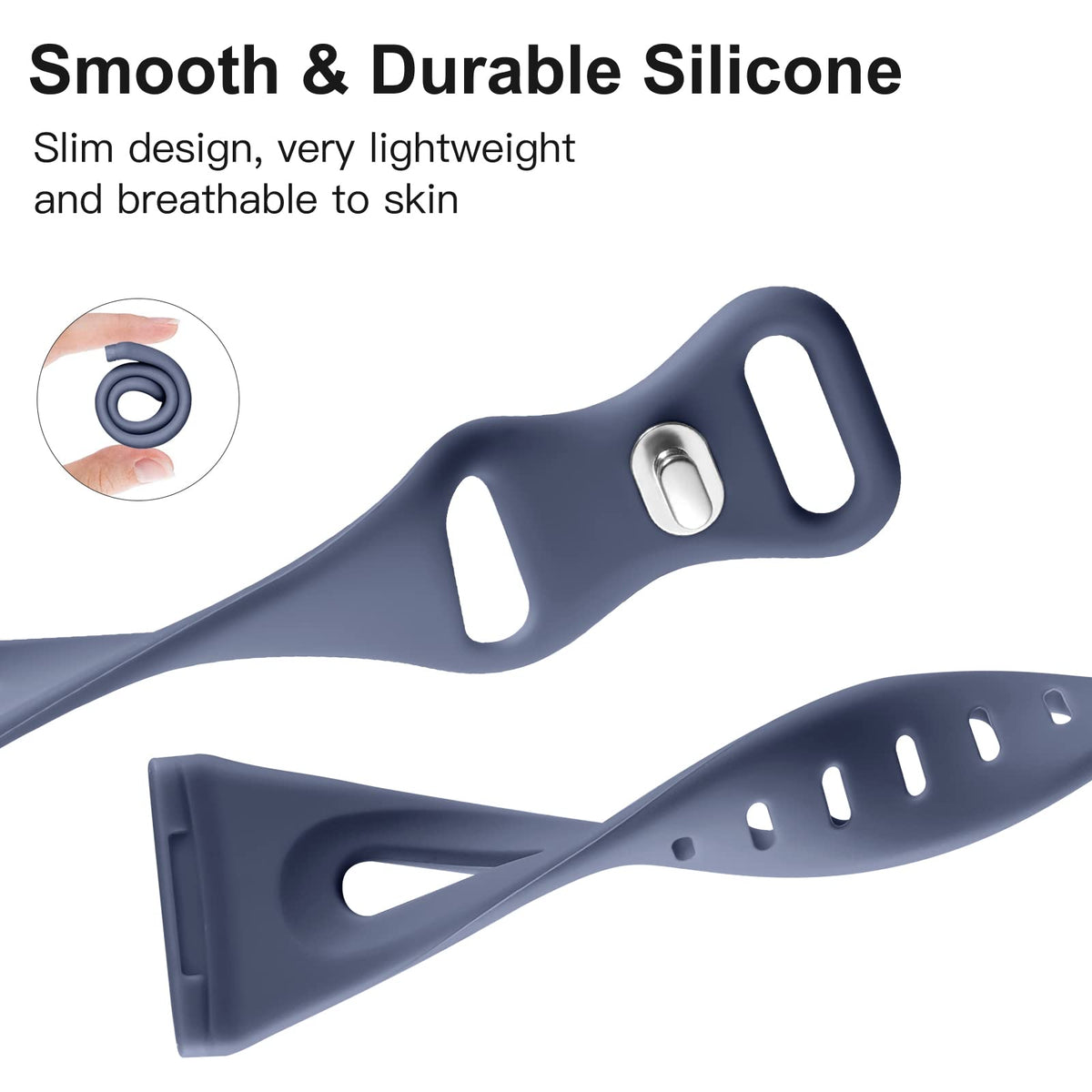 Ouwegaga soft skin-friendly band provides comfortable all-day wear.