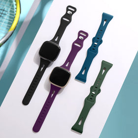 Ouwegaga Versa 3 slim-design band with triangular cutouts for a lighter look.