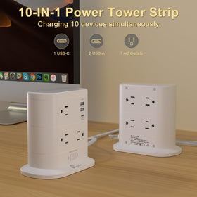 Overetop flat plug and braided cord for tight-space setups