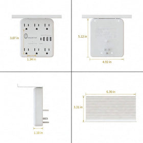 Overtop fire-resistant shell and brass socket ensure durable construction.