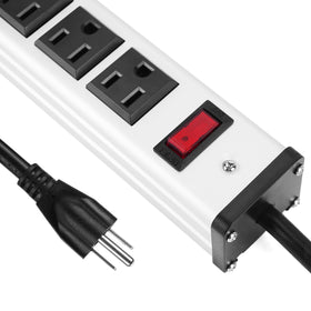oviitech 15-foot 14AWG grounded cord and three-prong plug for flexible placement