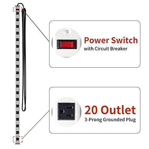 oviitech 15-foot grounded cord and plug detail providing long-reach convenience