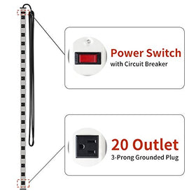 oviitech 15-foot grounded cord and plug detail providing long-reach convenience