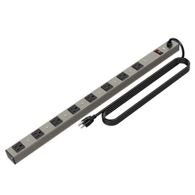 oviitech front view showing 8 outlets and metal shell, durable and versatile