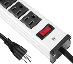oviitech mounted on a workbench showing organized power for tools and devices