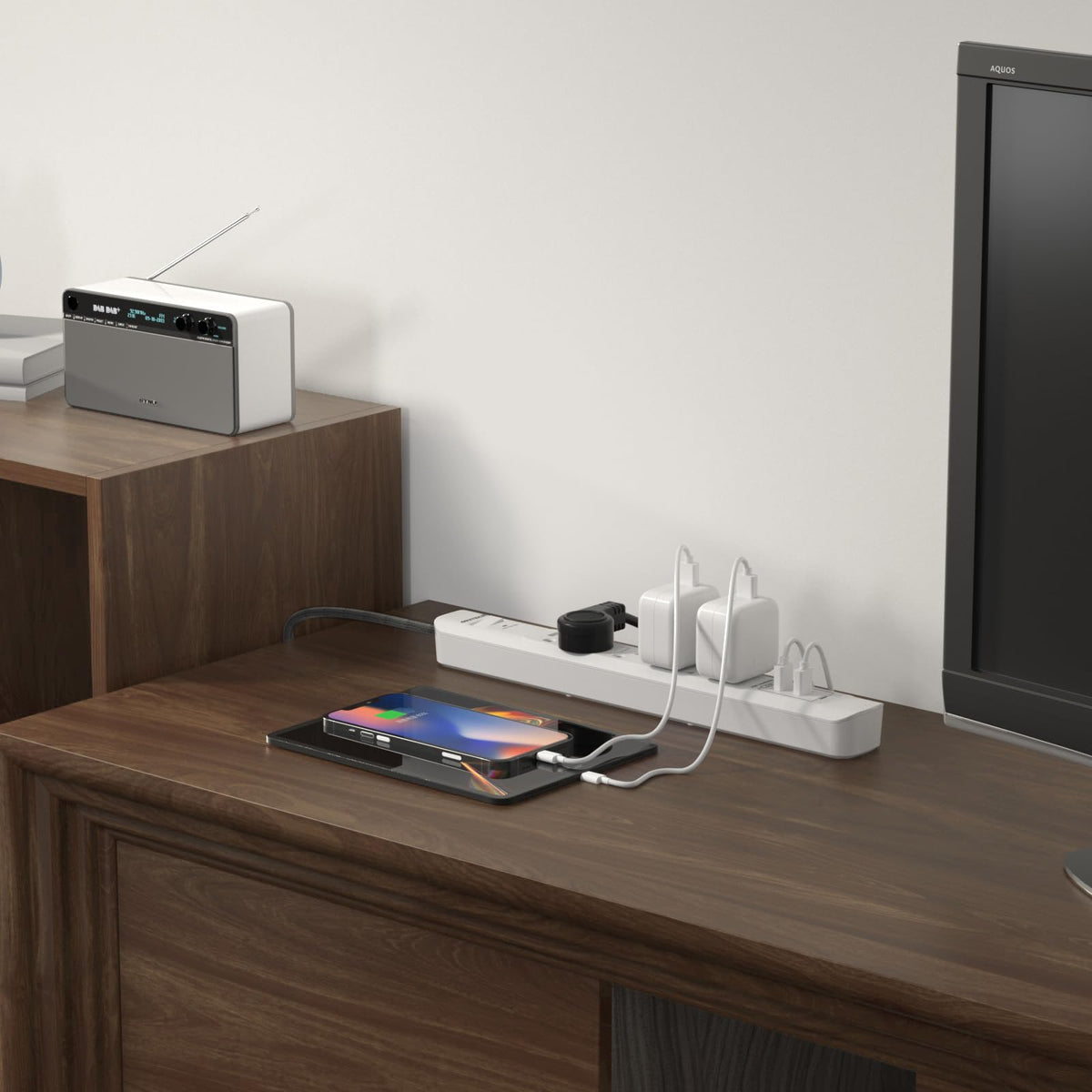 oviitech power strip ideal for dorm rooms and home offices