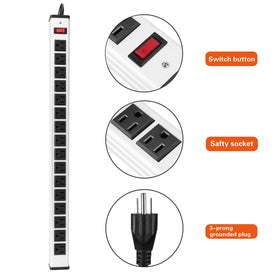 oviitech side view highlighting rocker switch and integrated 15A circuit breaker safety