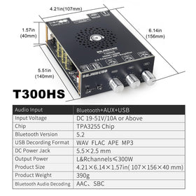 OWAYKEY T300HS with USB stick and phone connected over Bluetooth, shows playback flexibility