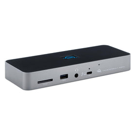 OWC 11-Port Thunderbolt Dock front view for a clean, connected workspace