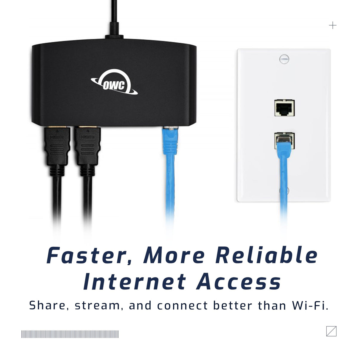 OWC Thunderbolt mini Dock ethernet-wake-on-lan demonstrates simple network access and remote wake.