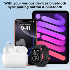 owenbo pairing button closeup for quick Bluetooth setup and control