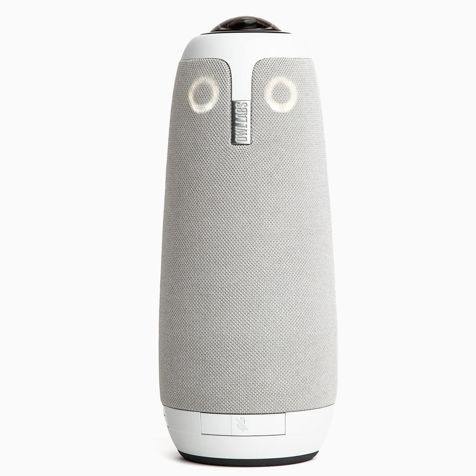 Owl Labs Meeting Owl 3 360-degree camera delivers immersive room coverage for hybrid meetings.