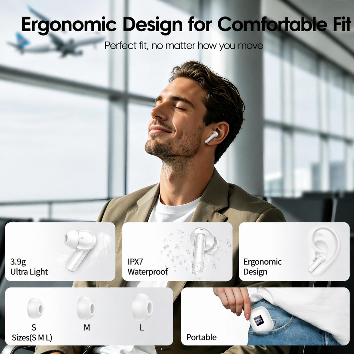 OWMSIC compact-ear design ensuring comfortable fit for small ears