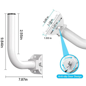 OWOKISO 150-degree adjustable rod enables precise alignment for optimal signal reception.