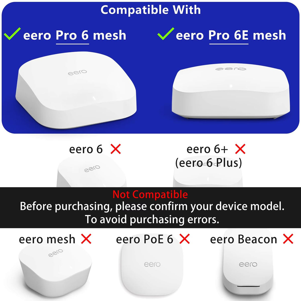 OWOKISO eero wall mount cable organizer demonstrates built-in management for neater setup.