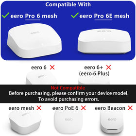 OWOKISO eero wall mount cable organizer demonstrates built-in management for neater setup.