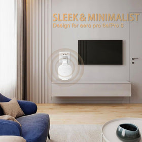OWOKISO eero wall mount durable ABS bracket ensures long-lasting home Wi-Fi support.