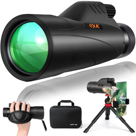 OXK Optics 12x56 monocular wide view for distant wildlife and scenery.