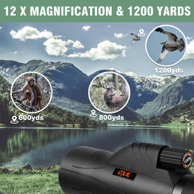 OXK Optics BAK4 prism with FMC coating reduces glare.