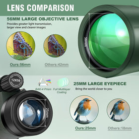 OXK Optics protective carrying case keeps the monocular safe while traveling.