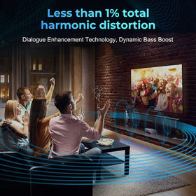 OXS S3 remote control EQ modes tailored for Movie, Music, News or Game content