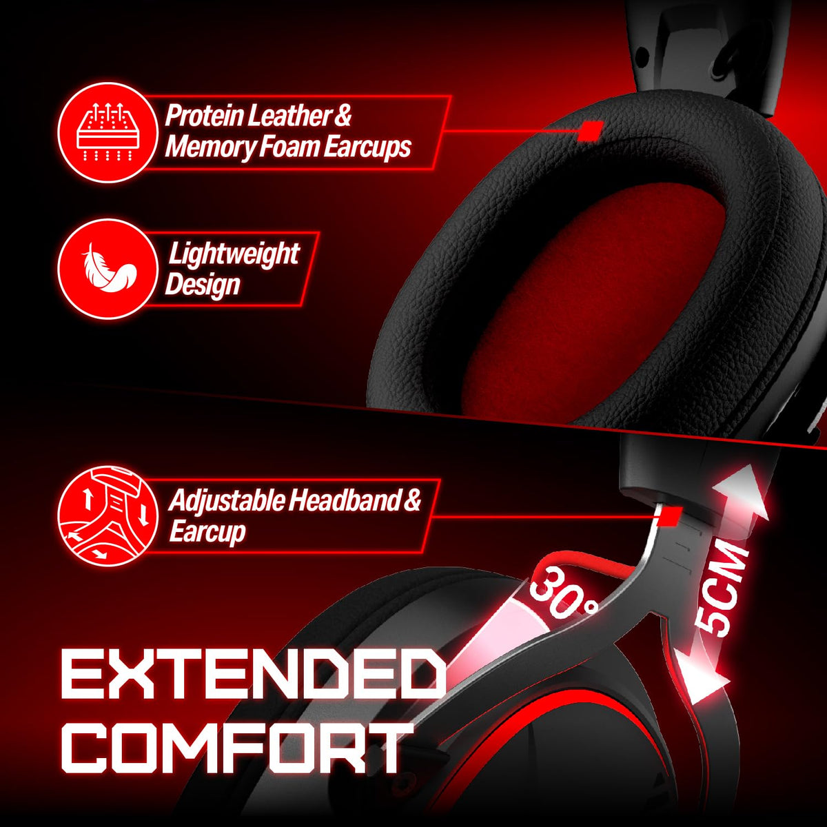 OXS Storm G2 50mm drivers provide balanced highs mids and bass.