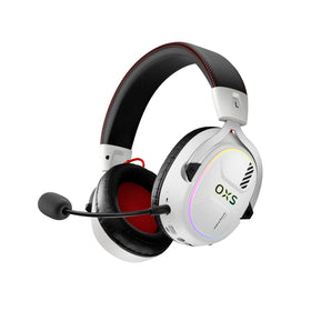 OXS Storm G2 front view showing white headset and clear styling, enhances immersion