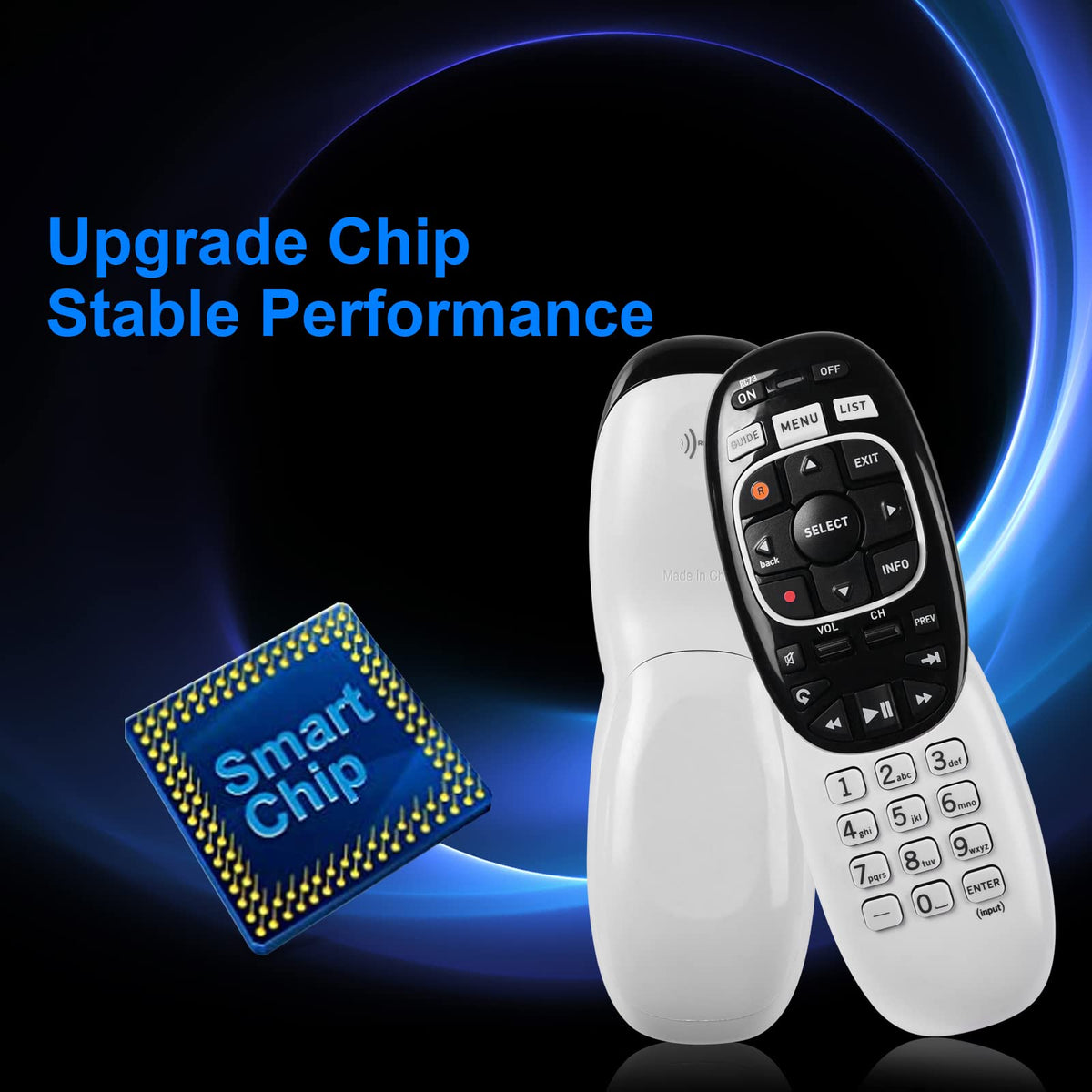 Oxumii RC73 back view shows durable shell and tactile buttons.