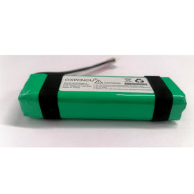 OXWINOU battery label showing 3.7V 7000mAh capacity and compatibility info