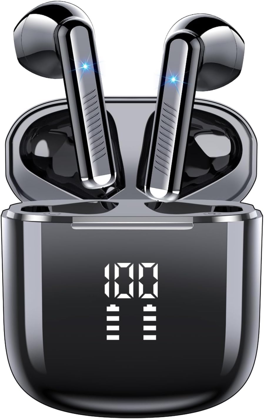 OYIB wireless earbuds case open for quick pairing