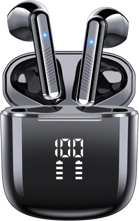 OYIB wireless earbuds case open for quick pairing