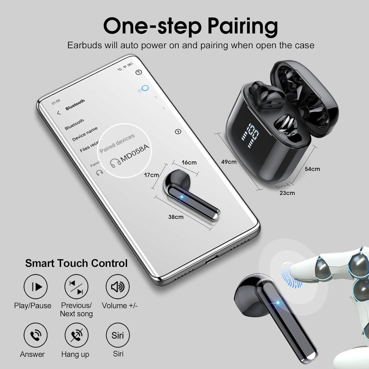 USB-C charging powers OYIB case for quick sessions