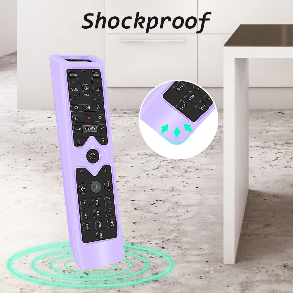 Oyrlize glowpurple precise button cutouts for clear remote control use