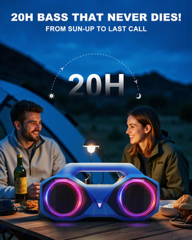 OZJ RGB lights glowing to set party mood and enhance ambience