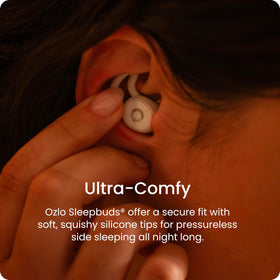Ozlo Sleepbuds no-microphone preserve privacy with no calls or voice assistants.