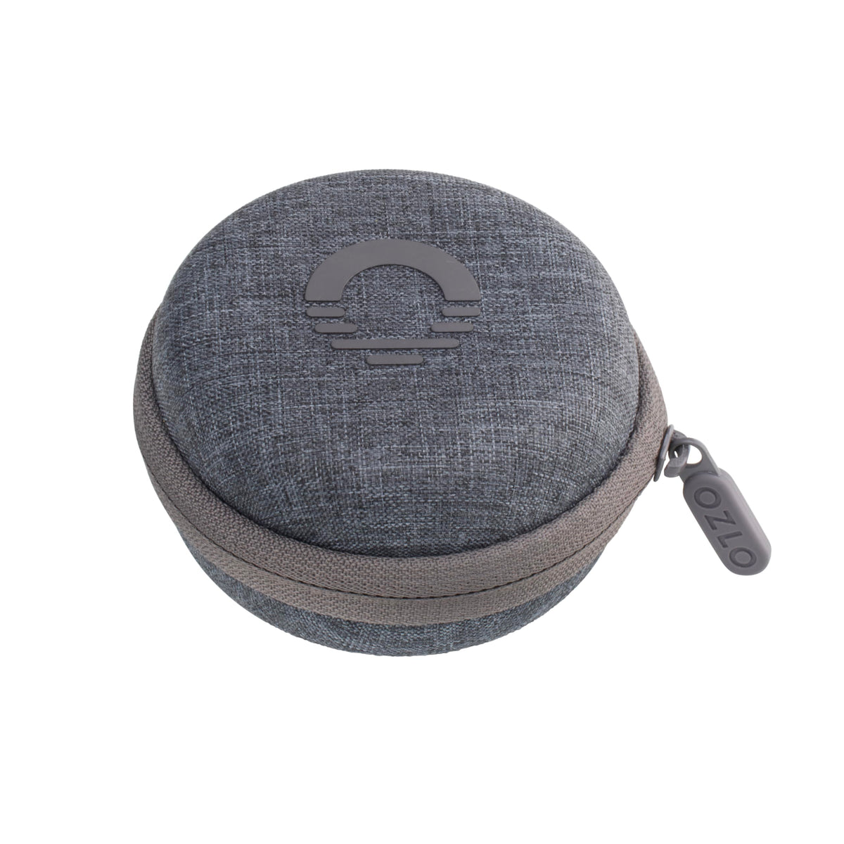 Ozlo travel case internal mesh pocket holding cable, preventing tangles and saving space