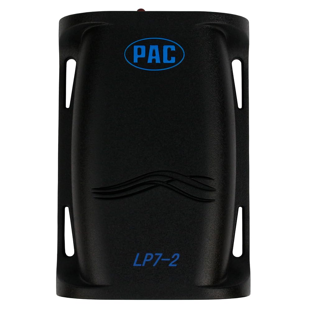PAC LP7-2 front view showing connectors and compact housing for flexible installation